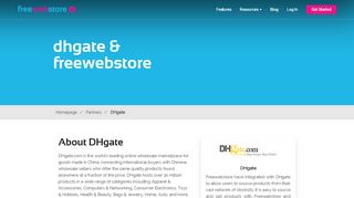 
                            3. Free Online DHgate Store - Freewebstore