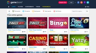 
                            9. Free online games: Poker, Bingo, Mahjong, Pool! Play ... - GameDesire