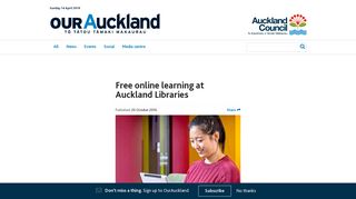 
                            3. Free online learning at Auckland Libraries | OurAuckland
