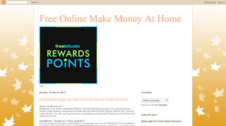 
                            3. Free Online Make Money At Home: AdsBlinker Sign up And Get Free ...