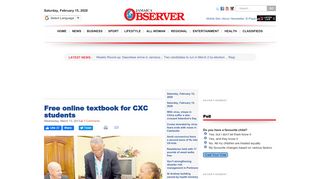 
                            8. Free online textbook for CXC students - Jamaica Observer