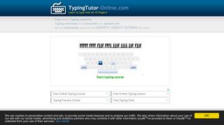 
                            11. Free Online Typing course, learn to type with 10 fingers