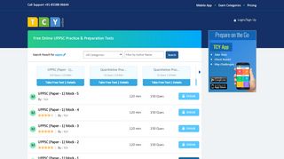 
                            6. Free Online Uppsc Practice and Preparation Tests - TCYonline.com