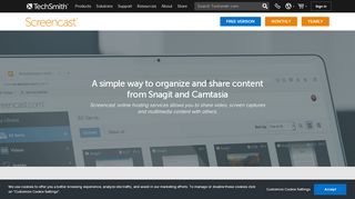 
                            3. Free Online Video Sharing With Screencast.com - TechSmith
