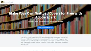 
                            2. Free Online Wattpad Cover Maker | Adobe Spark