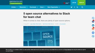 
                            12. Free, open source alternatives to Slack for team chat | Opensource ...