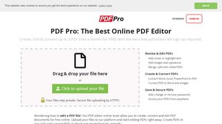 
                            13. Free PDF Editor | The Best Online PDF Editor by PDF Pro