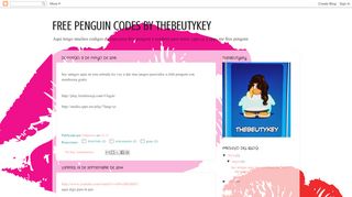 
                            12. FREE PENGUIN CODES BY THEBEUTYKEY