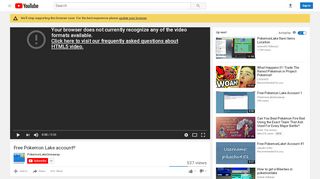 
                            4. Free Pokemon Lake account!! - YouTube