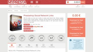 
                            7. Free prestashop module - Social network links - MyPresta