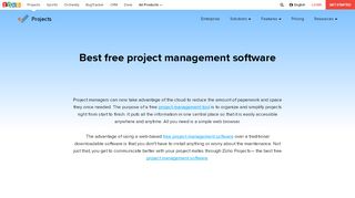 
                            7. Free Project Management Software | Best Project Management ... - Zoho