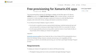 
                            4. Free Provisioning for Xamarin.iOS Apps - Xamarin | ...