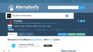 
                            7. Free ProxMate Alternatives - AlternativeTo.net