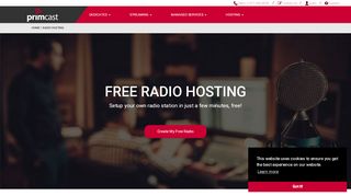 
                            13. Free Radio Hosting | Radio Streaming Services - Primcast