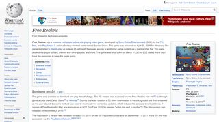 
                            7. Free Realms - Wikipedia