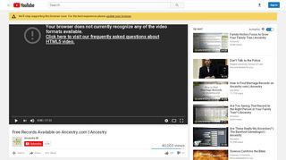 
                            4. Free Records Available on Ancestry.com | Ancestry - YouTube