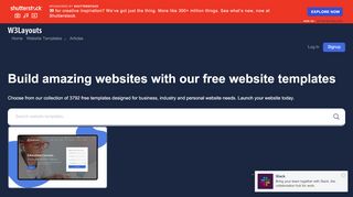 
                            2. Free Responsive Mobile Website Templates Designs - w3layouts.com