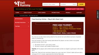 
                            7. Free Rummy Online | Play Without Money & Earn Real Cash