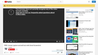 
                            8. FREE: Screen capture and edit tool with Gmail Screenshot - YouTube