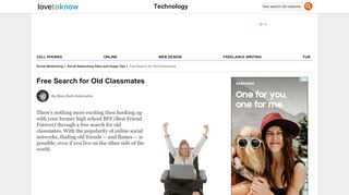 
                            2. Free Search for Old Classmates | LoveToKnow