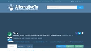 
                            9. Free Sejda Alternatives - AlternativeTo.net