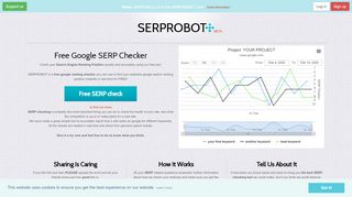 
                            8. Free SERP checker - google ranking check | serprobot.com