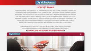 
                            12. Free Sex Chat Rooms - #1 Chat Avenue