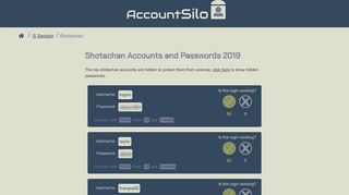 
                            2. Free Shotachan.net Accounts and Passwords, Working For 2019 ...