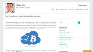 
                            4. Free Signup Bonus from Bitcoin Cloud Mining Services - ...
