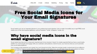 
                            11. Free Social Media Icons for Your Company Email Signatures I Xink