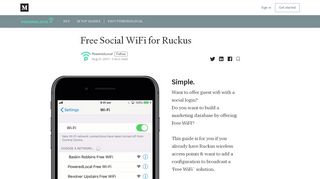 
                            13. Free Social WiFi for Ruckus – WHAT THE FI. BY POWEREDLOCAL