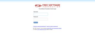 
                            8. Free Software FoundationCentral Login