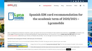 
                            12. Free Spanish SIM Card - Citylife Barcelona