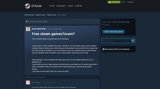 
                            13. Free steam games?scam? :: Help and Tips - Steam Community