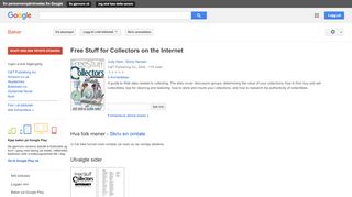 
                            9. Free Stuff for Collectors on the Internet - Resultat for Google Books