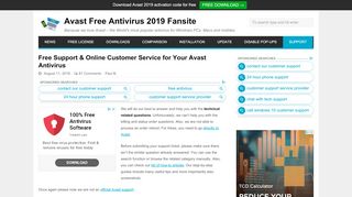
                            13. Free Support & Customer Service for Avast Antivirus - GetAvast.net