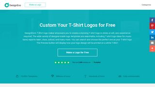 
                            5. Free T-Shirt Logo Designs | DesignEvo Logo Maker