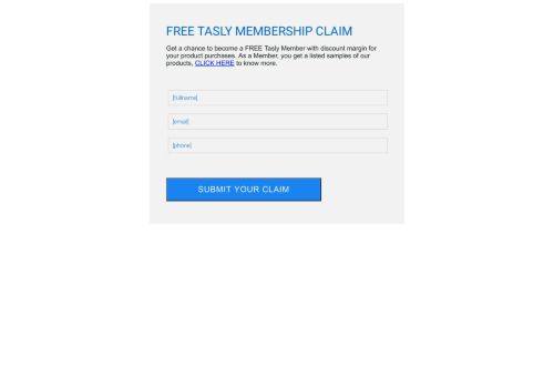 
                            8. FREE TASLY MEMBERSHIP CLAIM - Amazon AWS
