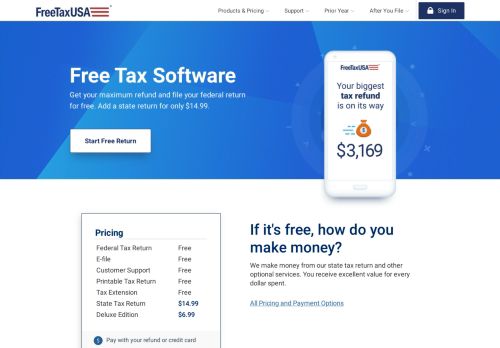 
                            6. Free Tax Software | Alternative to TurboTax, H&R Block, and TaxAct