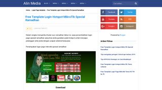 
                            8. Free Template Login Hotspot MikroTik Special Ramadhan - Alin Media