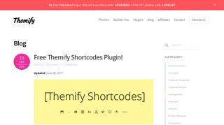 
                            2. Free Themify Shortcodes Plugin! • Themify
