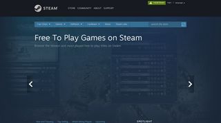 
                            2. Free To Play Games on Steam
