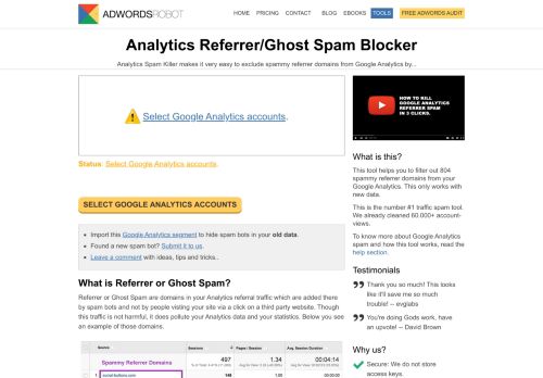 
                            12. [Free Tool] Analytics Referrer/Ghost Spam Blocker — Tools ...