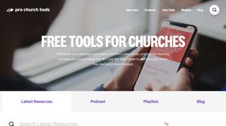 
                            12. Free Tools For Churches - Pro Church Tools with Brady Shearer