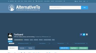 
                            9. Free TorGuard Alternatives - AlternativeTo.net