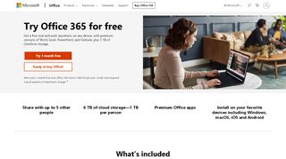 
                            1. Free Trial Download, Try Microsoft Office 365 Products