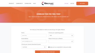 
                            4. Free Trial - FilmConvert