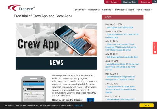 
                            6. Free trial of Crew App and Crew App+ - Trapeze Group