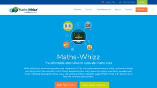 
                            6. Free Trial Registration ⁄ Maths-Whizz by Whizz Education