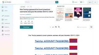 
                            7. free Twistys password account premium username and pass ...